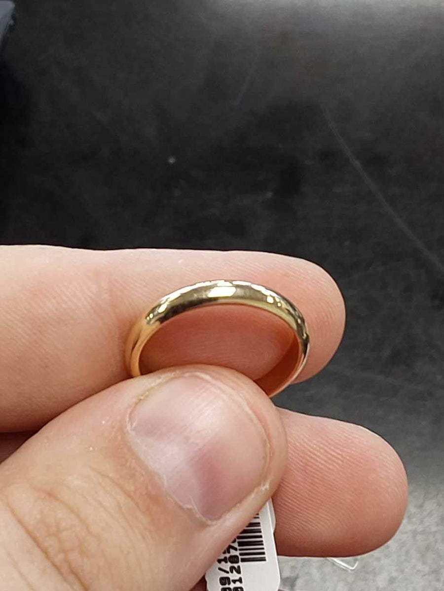 Ring - Wedding Band - Yellow Gold 14k (.585) 3.6 grams Size 8.5