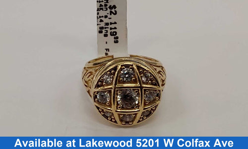 Men's Ring - Yellow Gold 14k (.585) 14.9 grams Size 11.5