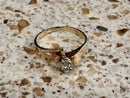 Women's Ring - Solitaire - Yellow Gold 10k (.417) 1.9 grams Size 6