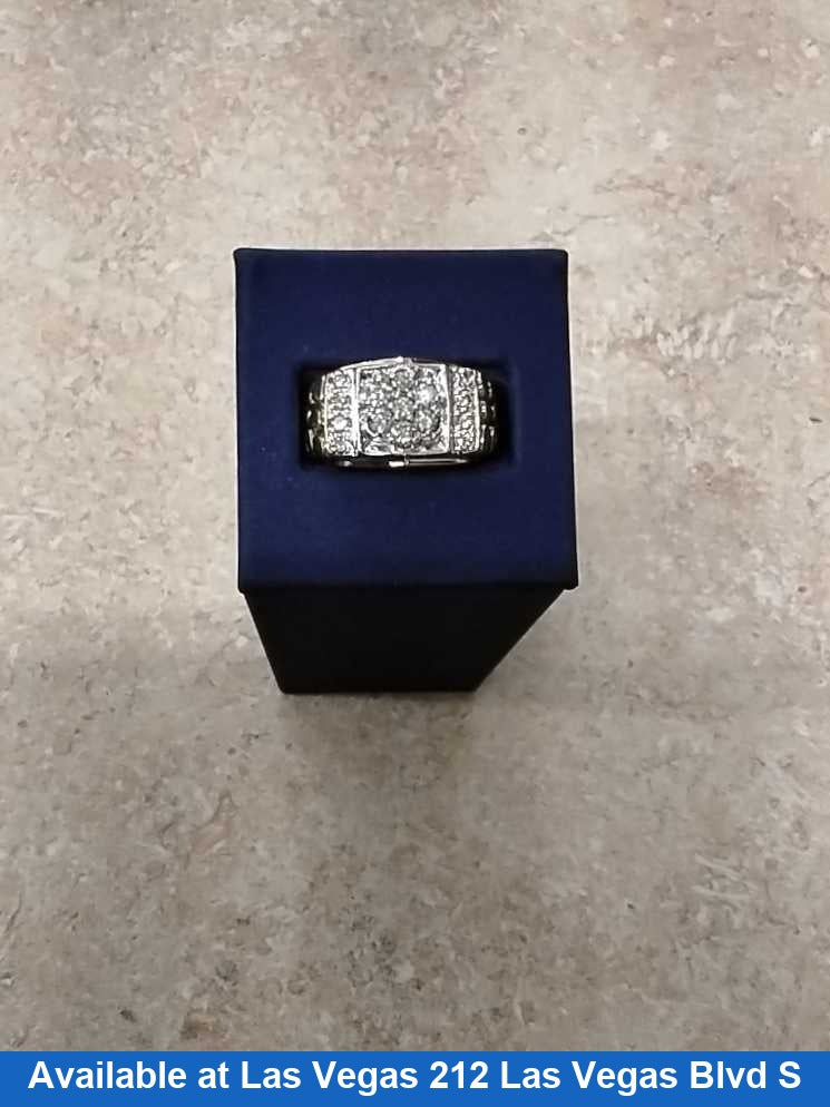Men's Ring - Yellow Gold 10k (.417) 8.7 grams Size 7