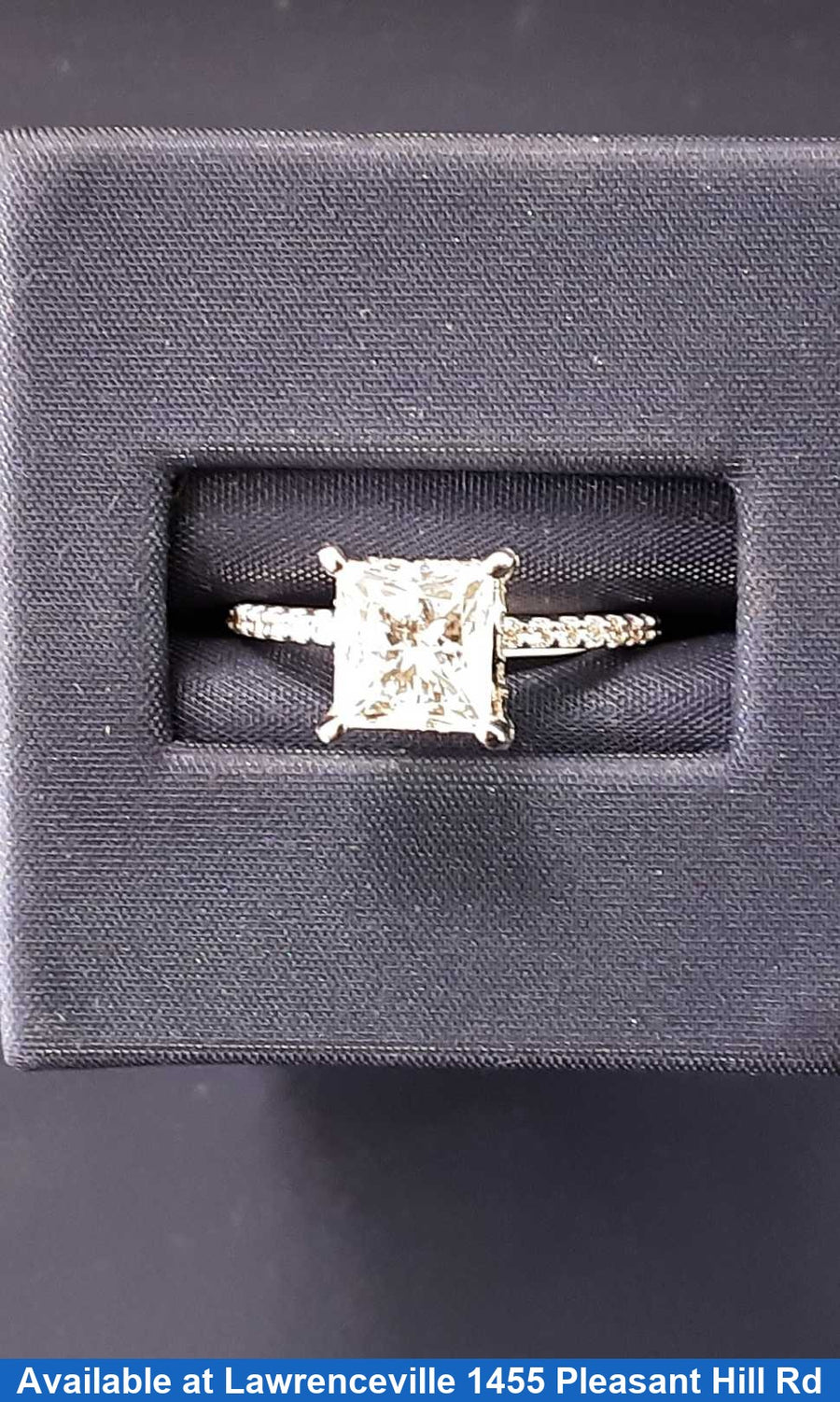 Women's Ring - Solitaire - White Gold 14k (.585) 2.4 grams Size 7