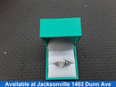 Ring - Engagement Set - White Gold 14k (.585) 7.2 grams Size 7.5