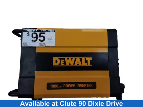 Dewalt Dxaepi1000 Yellow Battery Booster / Jumper
