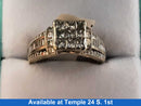 Ring - Engagement Set - White Gold 14k (.585) 6.1 grams Size 7