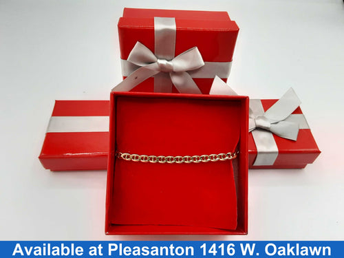 Link Bracelet - Yellow Gold 14k (.585) 6.2 grams 7 inch