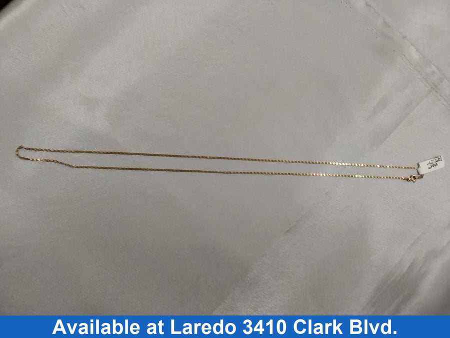 Chain - Yellow Gold 14k (.585) 4.1 grams 24 inch
