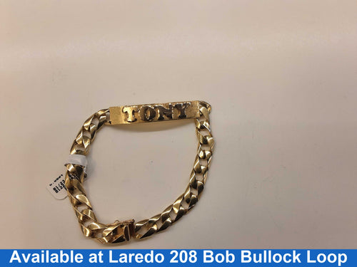 ID Bracelet - Yellow Gold 14k (.585) 24.7 grams 12 inch