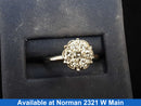 Women's Ring - White Gold 14k (.585) 3 grams Size 20