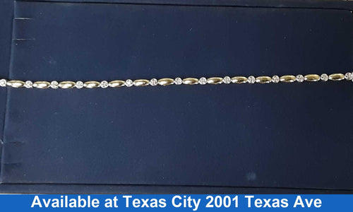 Tennis Bracelet - Yellow Gold 10k (.417) 4.6 grams 7 inch