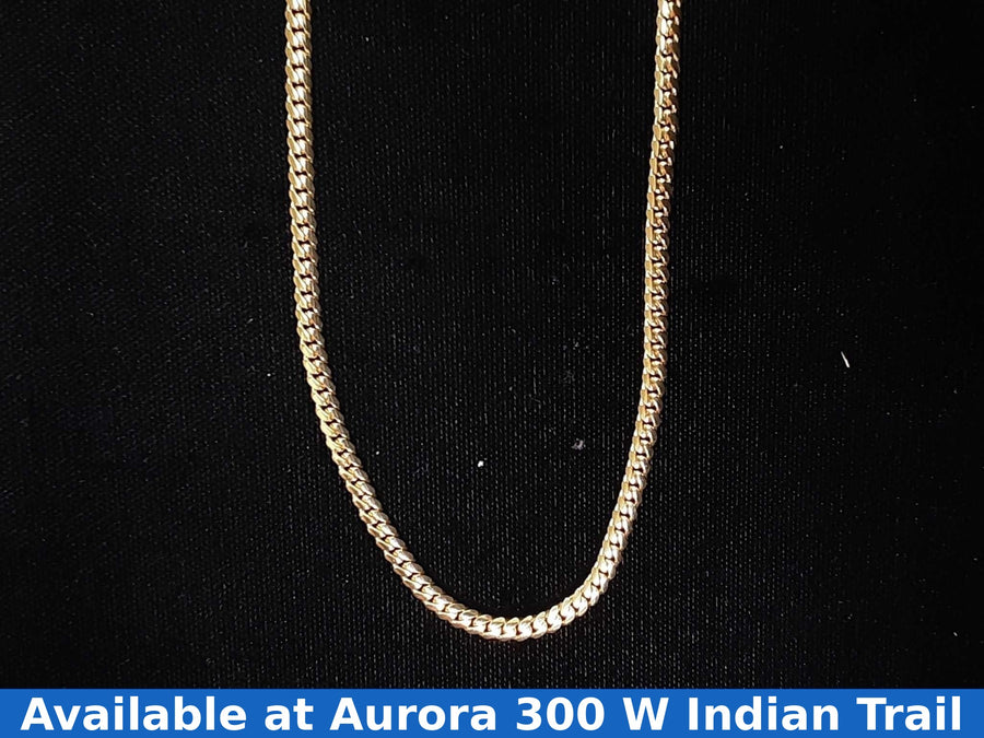 Cuban Link Chain - Yellow Gold 14k (.585) 29.8 grams 24 inch