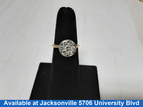 Women's Ring - Yellow Gold 14k (.585) 3.5 grams Size 20