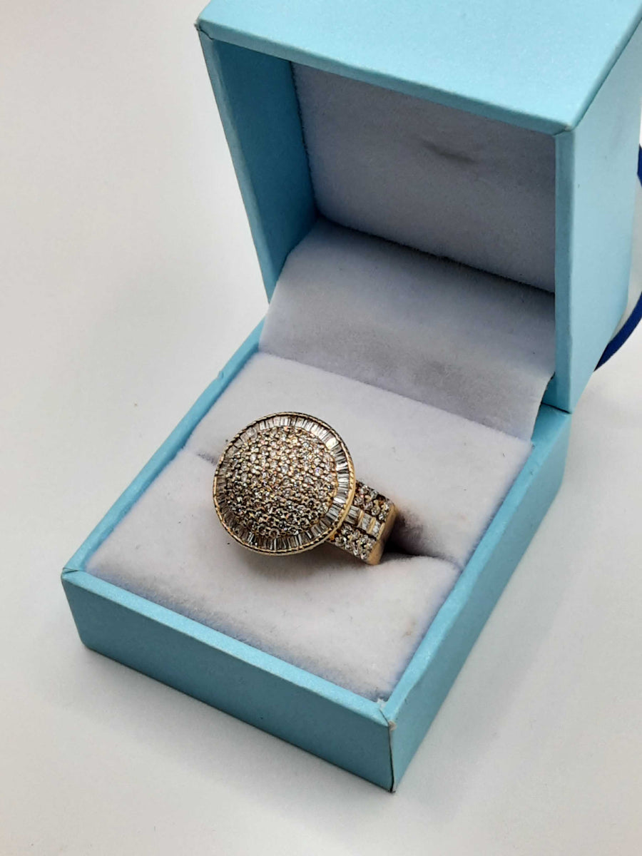Men's Ring - Yellow Gold 10k (.417) 8.4 grams Size 6.5