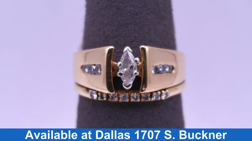 Women's Ring - Yellow Gold 14k (.585) 6.1 grams Size 9