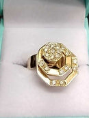 Women's Ring - Yellow Gold 14k (.585) 6.4 grams Size 5