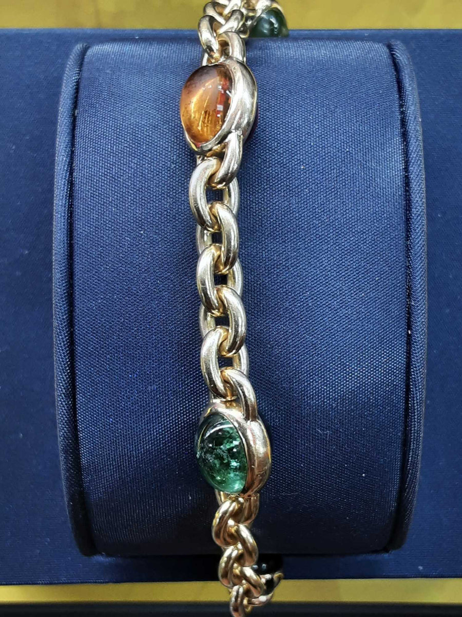 Cable Bracelet - Yellow Gold 18k (.750) 27.1 grams 9 inch