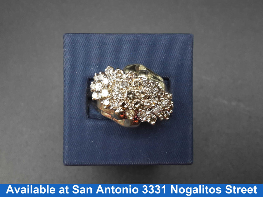 Women's Ring - Yellow Gold 10k (.417) 10.6 grams Size 6.5