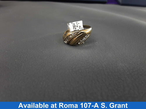 Women's Ring - Yellow Gold 10k (.417) 2.4 grams Size 7