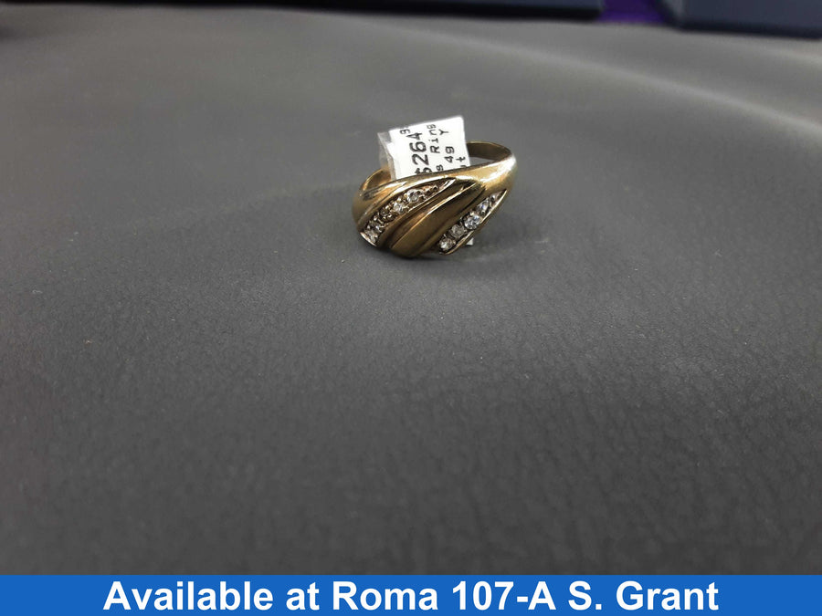 Women's Ring - Yellow Gold 10k (.417) 2.4 grams Size 7