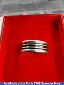Men's Ring - Silver 8.4 Grams Size 8.5