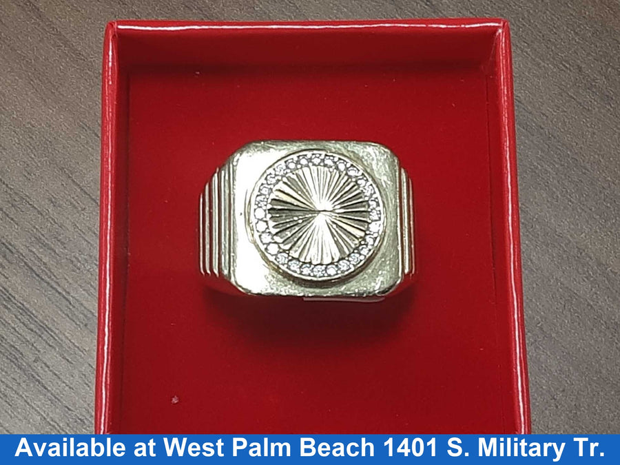 Men's Ring - Yellow Gold 14k (.585) 13.5 grams Size 10.5