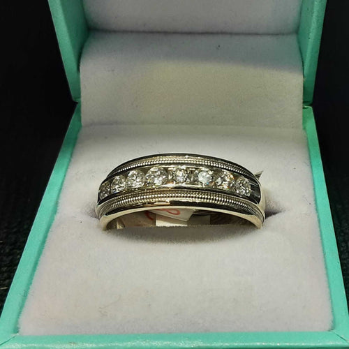 Men's Ring - White Gold 14k (.585) 8.3 grams Size 12.5