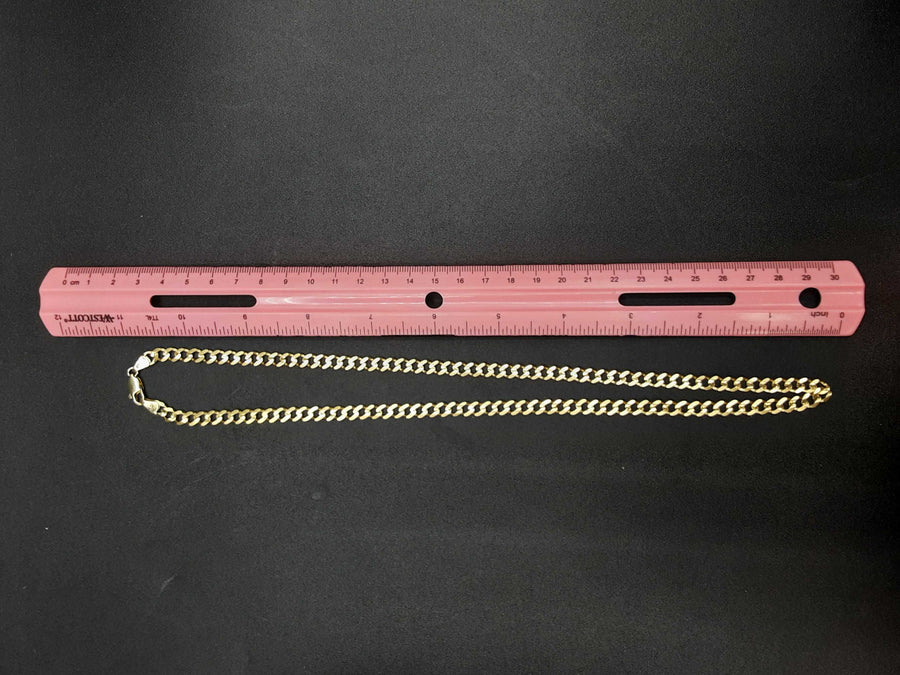 Cuban Link Chain - Yellow Gold 14k (.585) 24.5 grams 22 inch