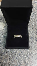 Women's Ring - Anniversary - Yellow Gold 10k (.417) 3.8 grams Size 7.5