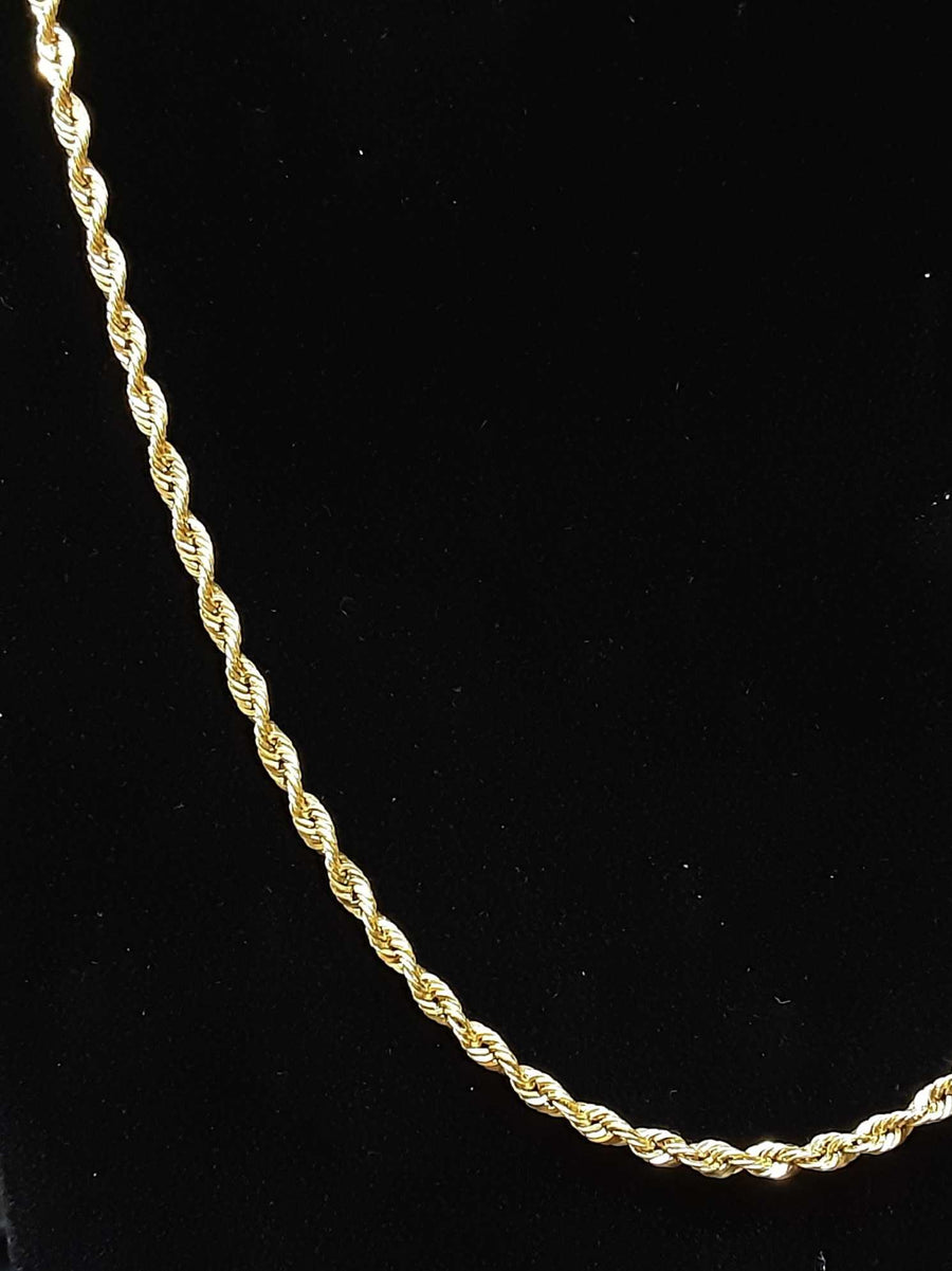 Rope Chain - Yellow Gold 10k (.417) 4 grams 22 inch