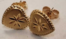 Double Stud Earring - Yellow Gold 14k (.585) 0.3 grams