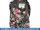 Steve Madden Black With Flowers Black Purse / Handbag