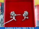 Earrings - White Gold 14k (.585) 3.2 grams