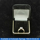 Women's Ring - Solitaire - Yellow Gold 14k (.585) 1.8 grams Size 4.5