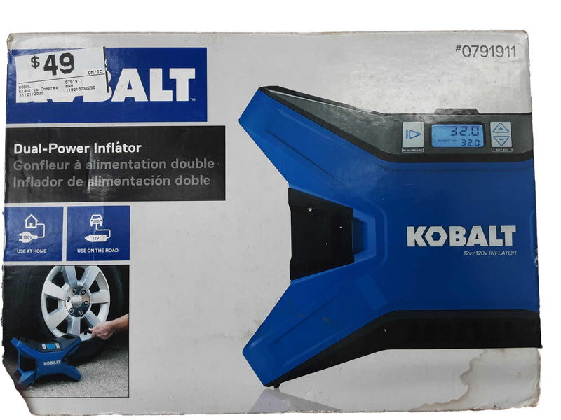 Kobalt 0791911 Blue Electric Compressor