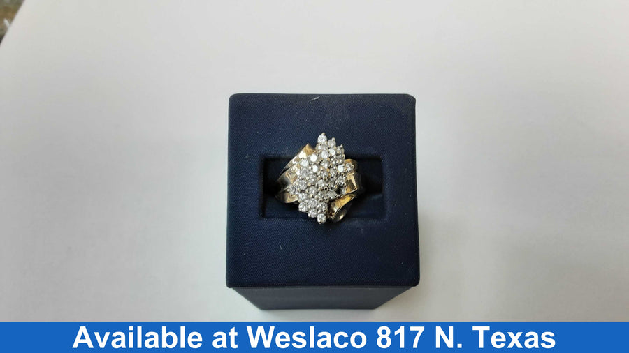 Women's Ring - Yellow Gold 10k (.417) 5.6 grams Size 7