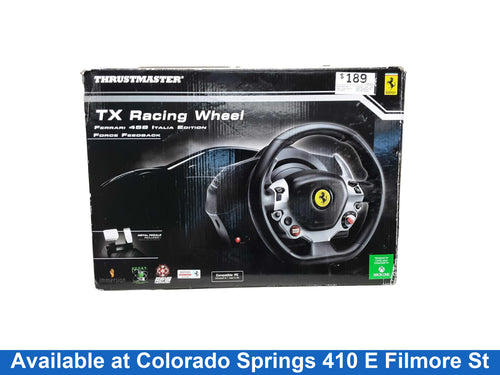 Thrustmaster Ferrari 458 Italia Edition Black Gaming Controller