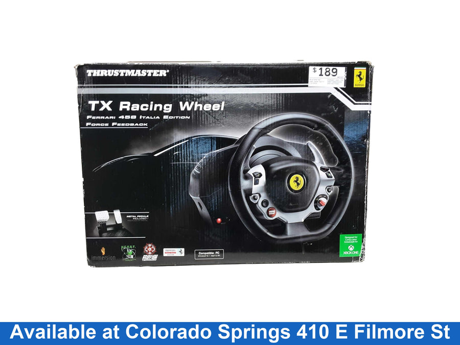 Thrustmaster Ferrari 458 Italia Edition Black Gaming Controller
