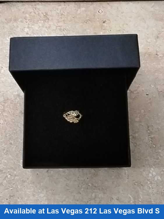 Women's Ring - Yellow Gold 14k (.585) 2.1 grams Size 20