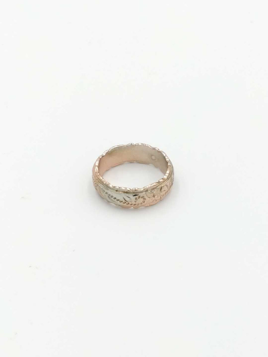 Ring - Wedding Band - Yellow Gold 14k (.585) 4.3 grams Size 7.5