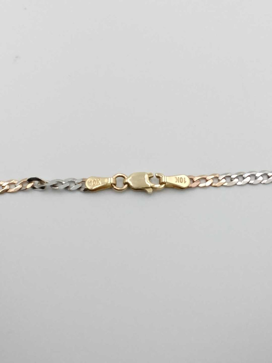 Chain - Tricolor Gold 10k (.417) 5 grams 20 inch