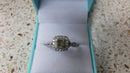 Ring - Engagement Set - White Gold 14k (.585) 4.6 grams Size 12