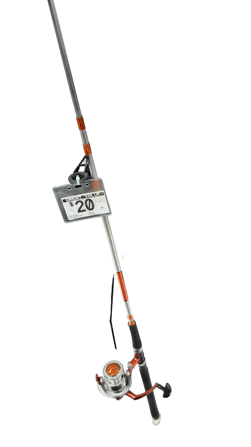 Shakespeare Cf2sp50 Orange Fishing Rod & Reel Combo