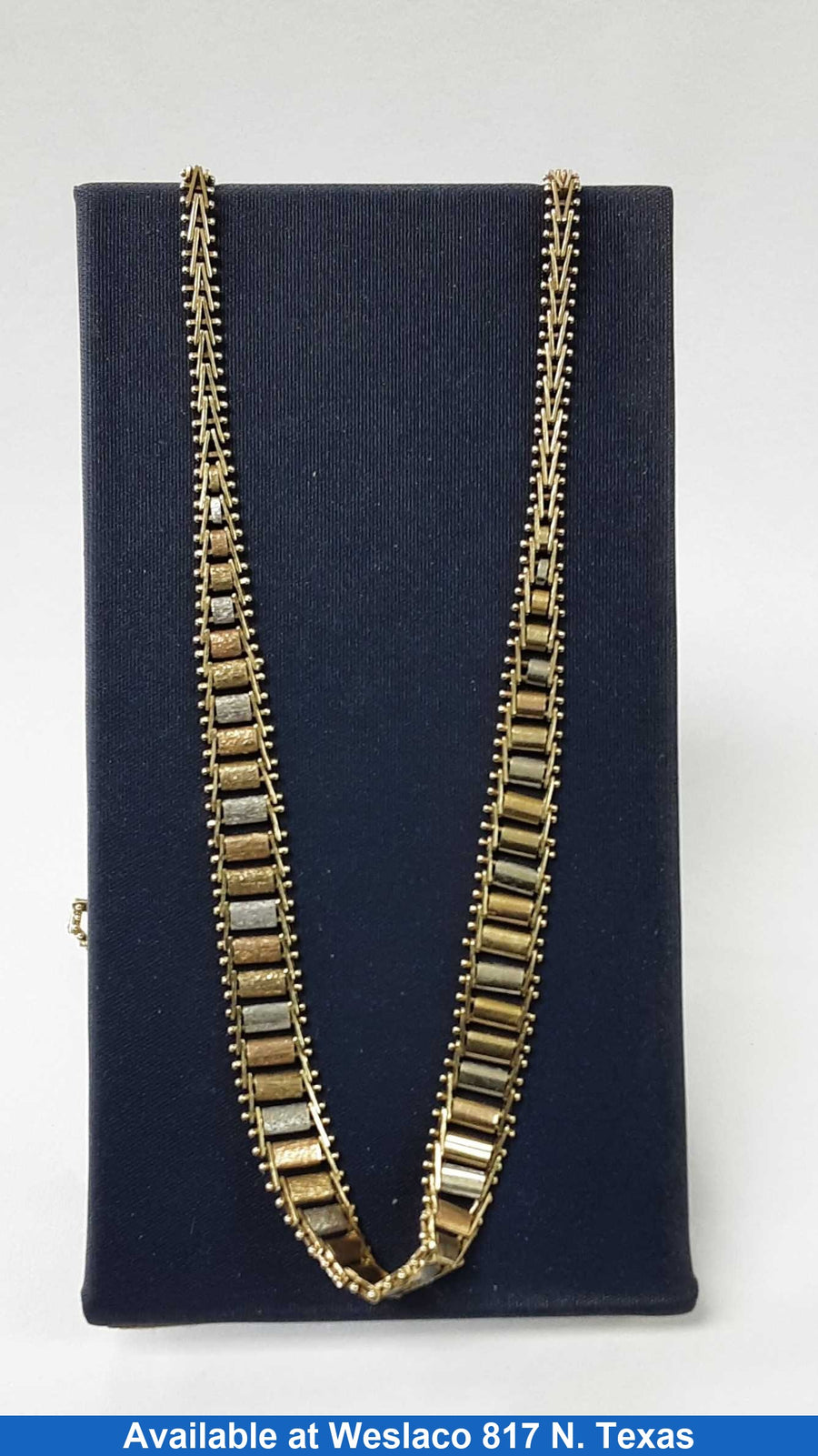 Fox Tail Chain - Yellow Gold 14k (.585) 13 grams 18 inch