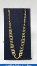 Fox Tail Chain - Yellow Gold 14k (.585) 13 grams 18 inch