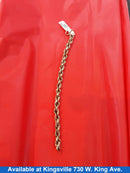 Rope Bracelet - Yellow Gold 10k (.417) 8.4 grams 8 inch