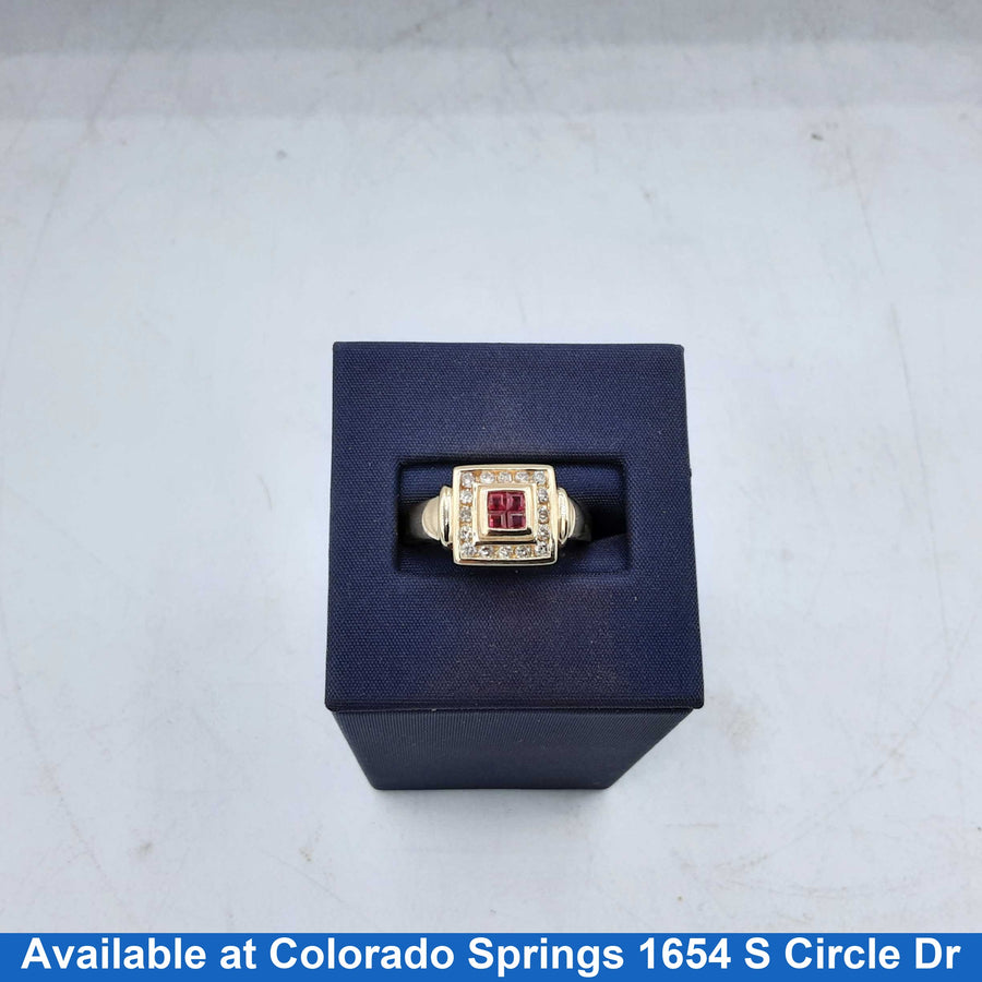 Men's Ring - Yellow Gold 14k (.585) 4.1 grams Size 9