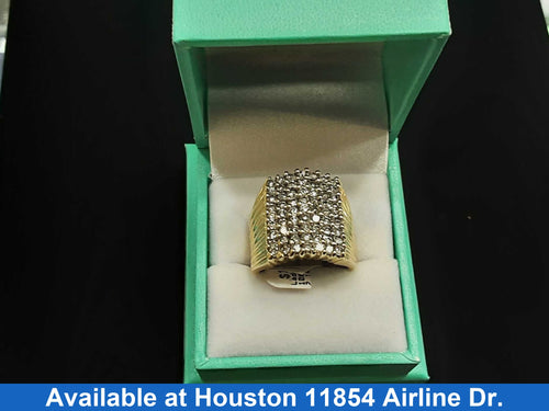 Women's Ring - Yellow Gold 10k (.417) 13.2 grams Size 9.5