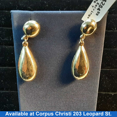Jacket Earrings - Yellow Gold 14k (.585) 2.9 grams