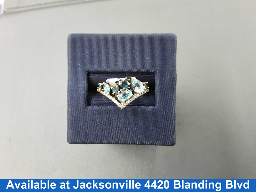 Women's Ring - Yellow Gold 10k (.417) 2.6 grams Size 6.5