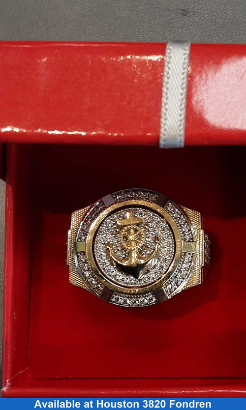 Men's Ring - Yellow Gold 10k (.417) 8.5 grams Size 10