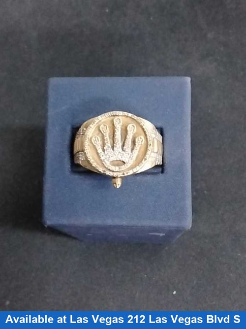 Men's Ring - Yellow Gold 10k (.417) 13.4 grams Size 20